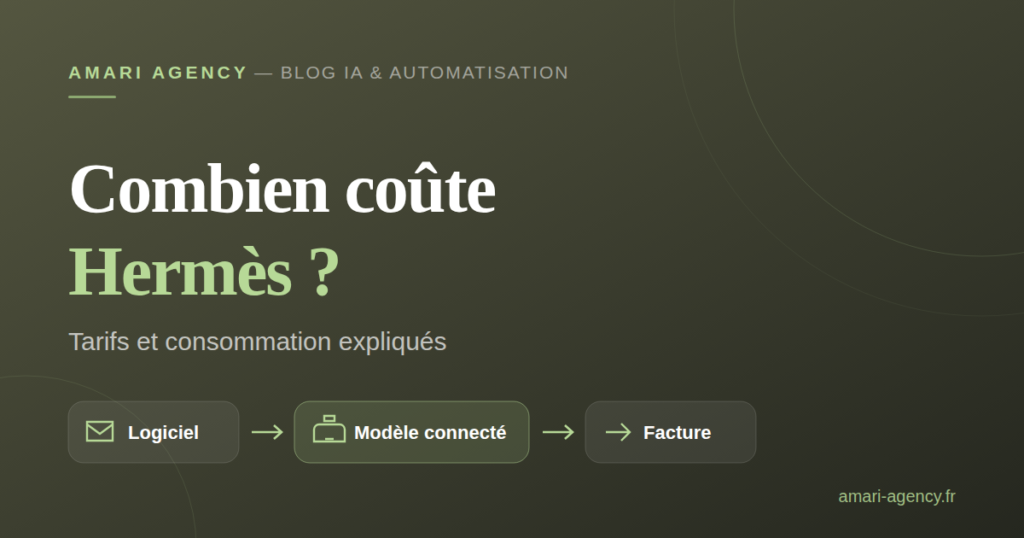 Combien coûte Hermès : tarifs et consommation expliqués