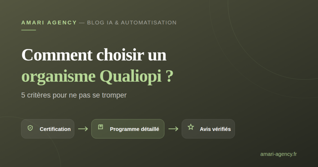 Comment choisir un organisme de formation certifié Qualiopi ?