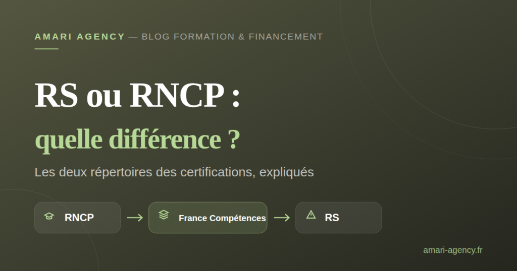 Illustration : RS ou RNCP, quelle différence entre les deux répertoires de certifications