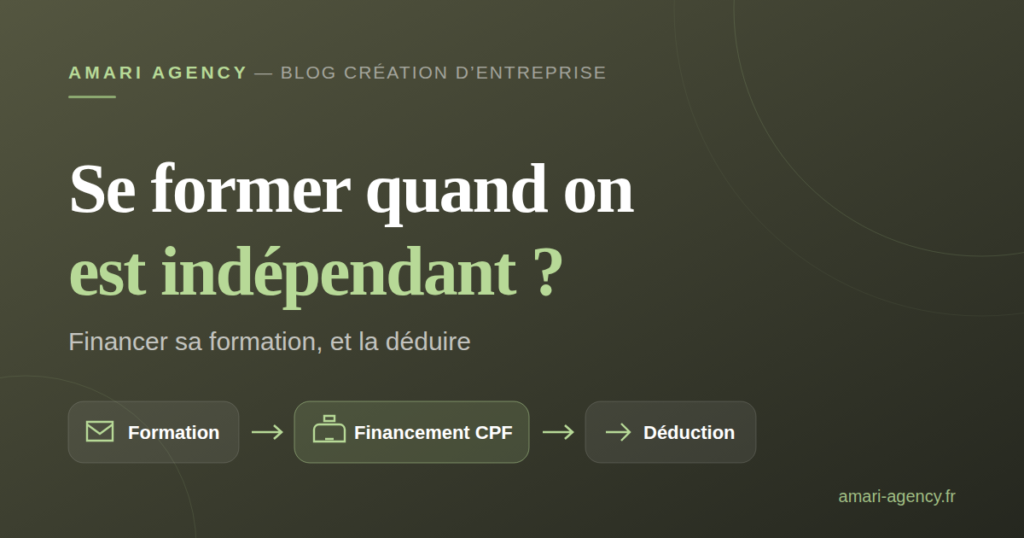 Illustration de l'article : se former quand on est indépendant et déduire sa formation